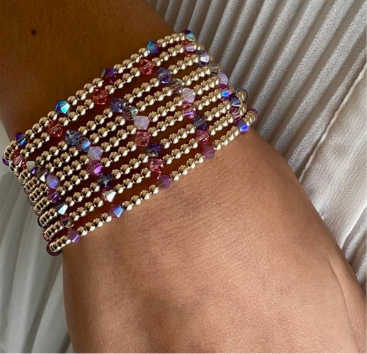 Crystal By the Yard Bracelet