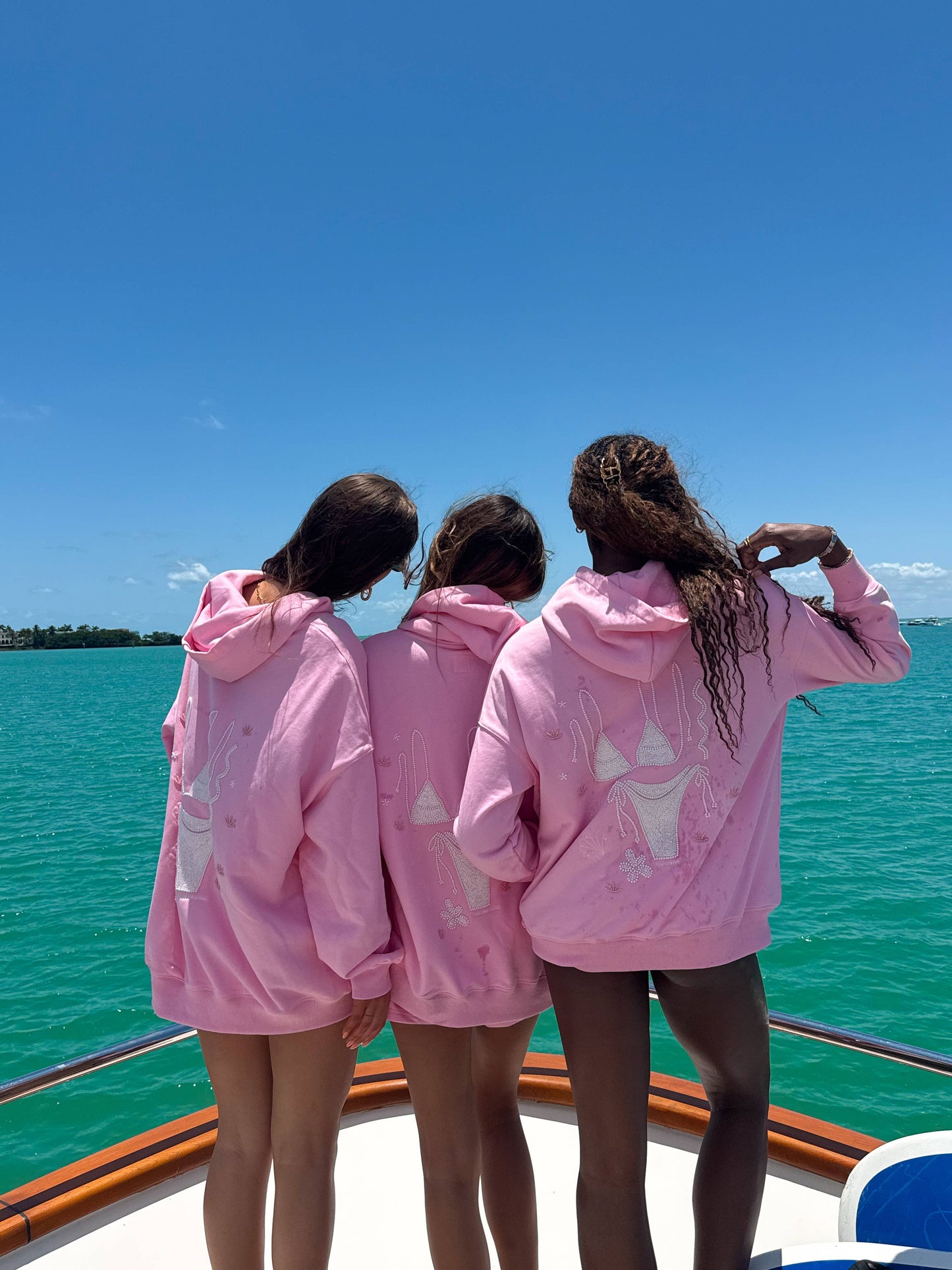 Lottie Pink Bikini Hoodie