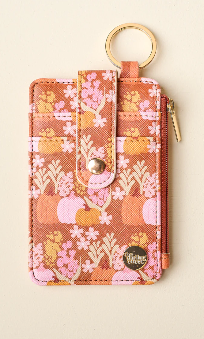 Harvest Blooms Keychain Wallet