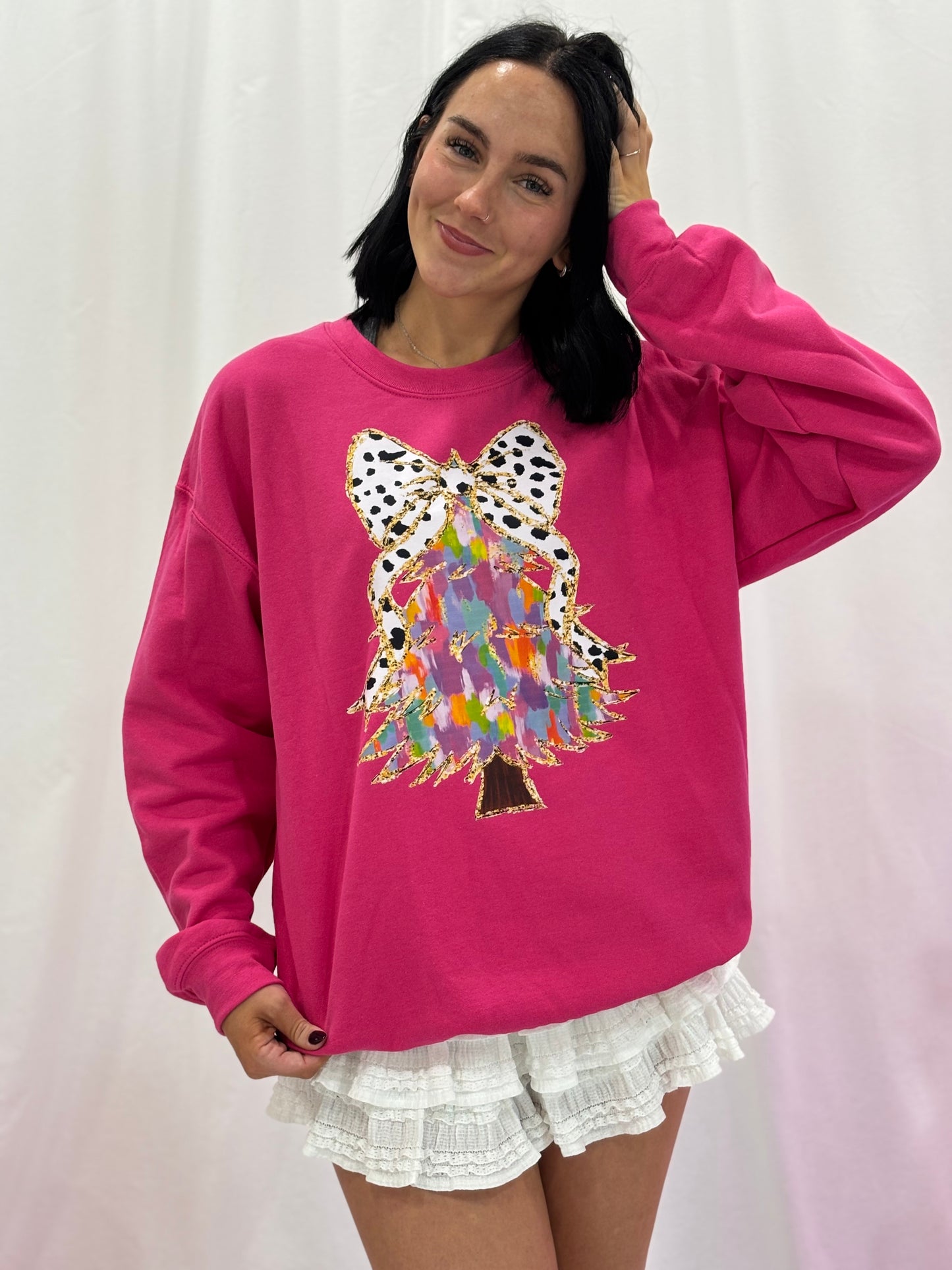 Christmas Tree Pastel Sweatshirt