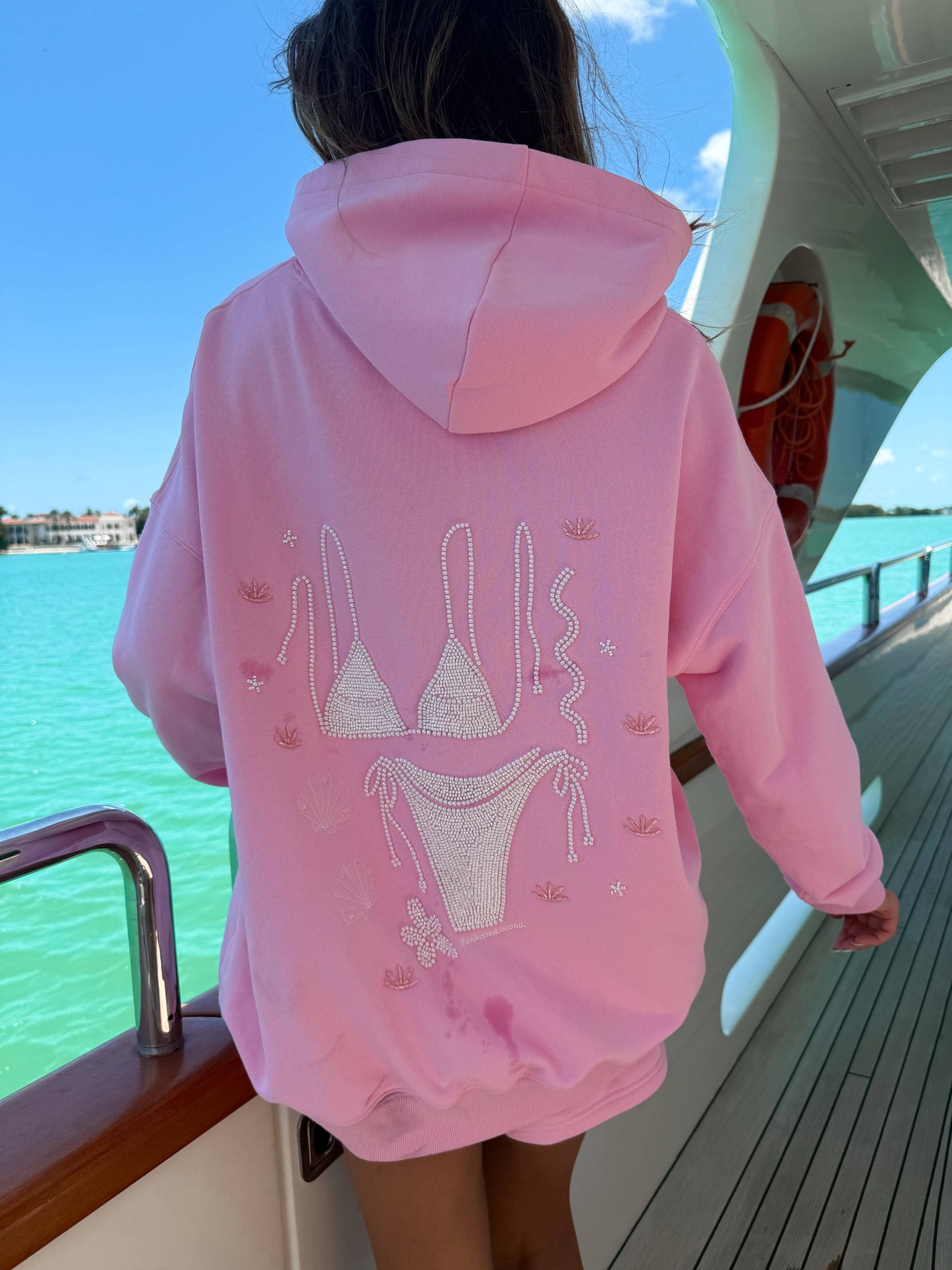 Lottie Pink Bikini Hoodie