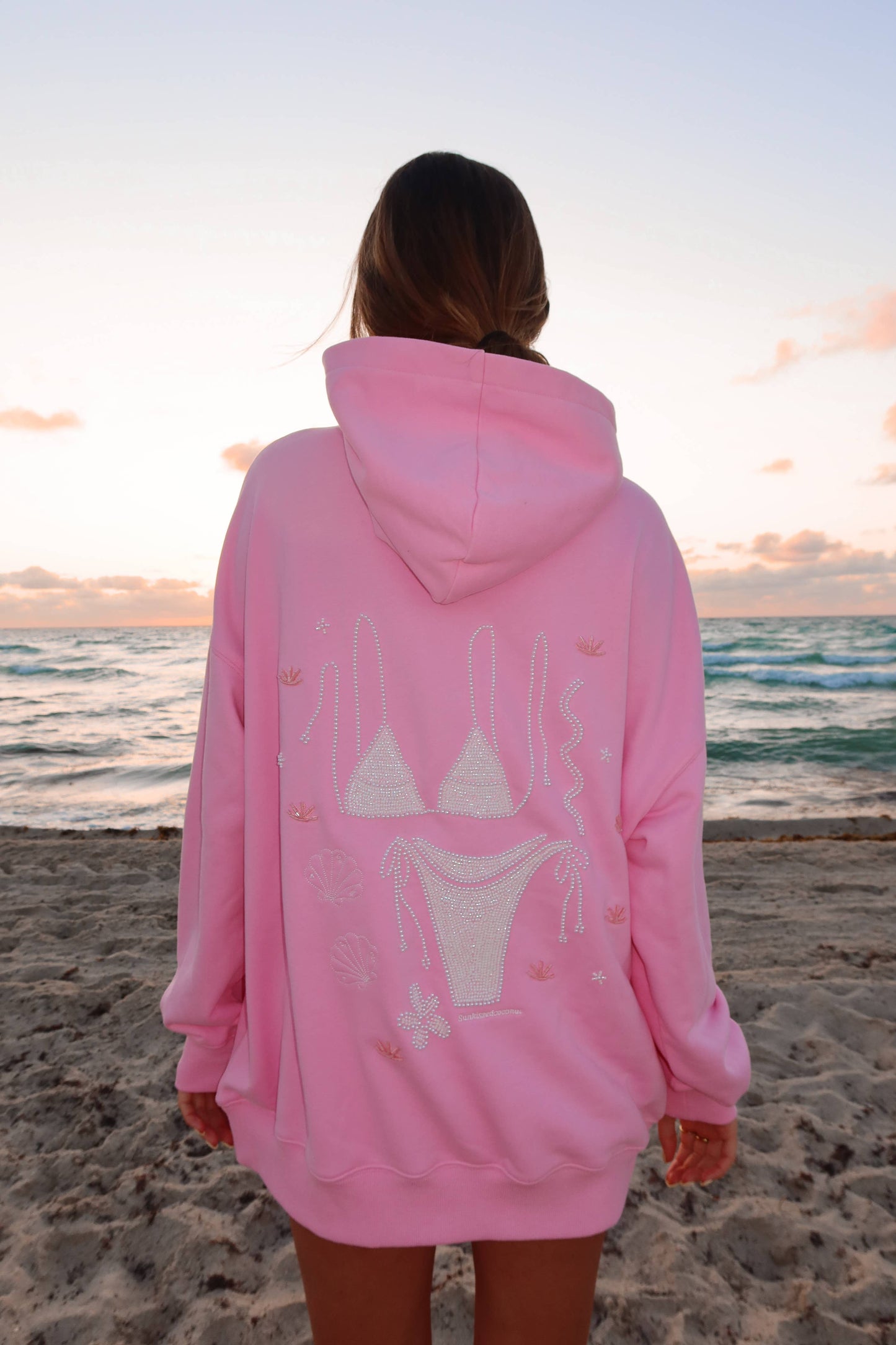 Lottie Pink Bikini Hoodie
