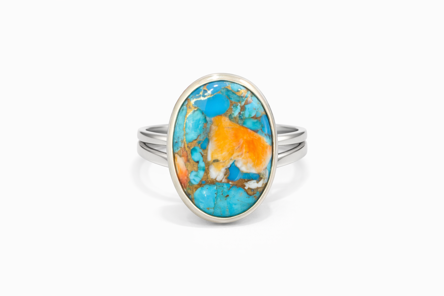 Spiney Oval Ring SZ: 8