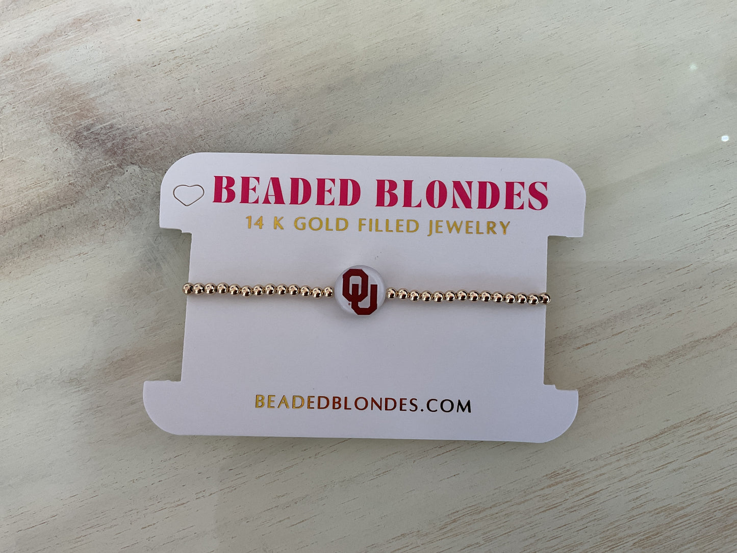 OU/Sooners Logo Bracelet
