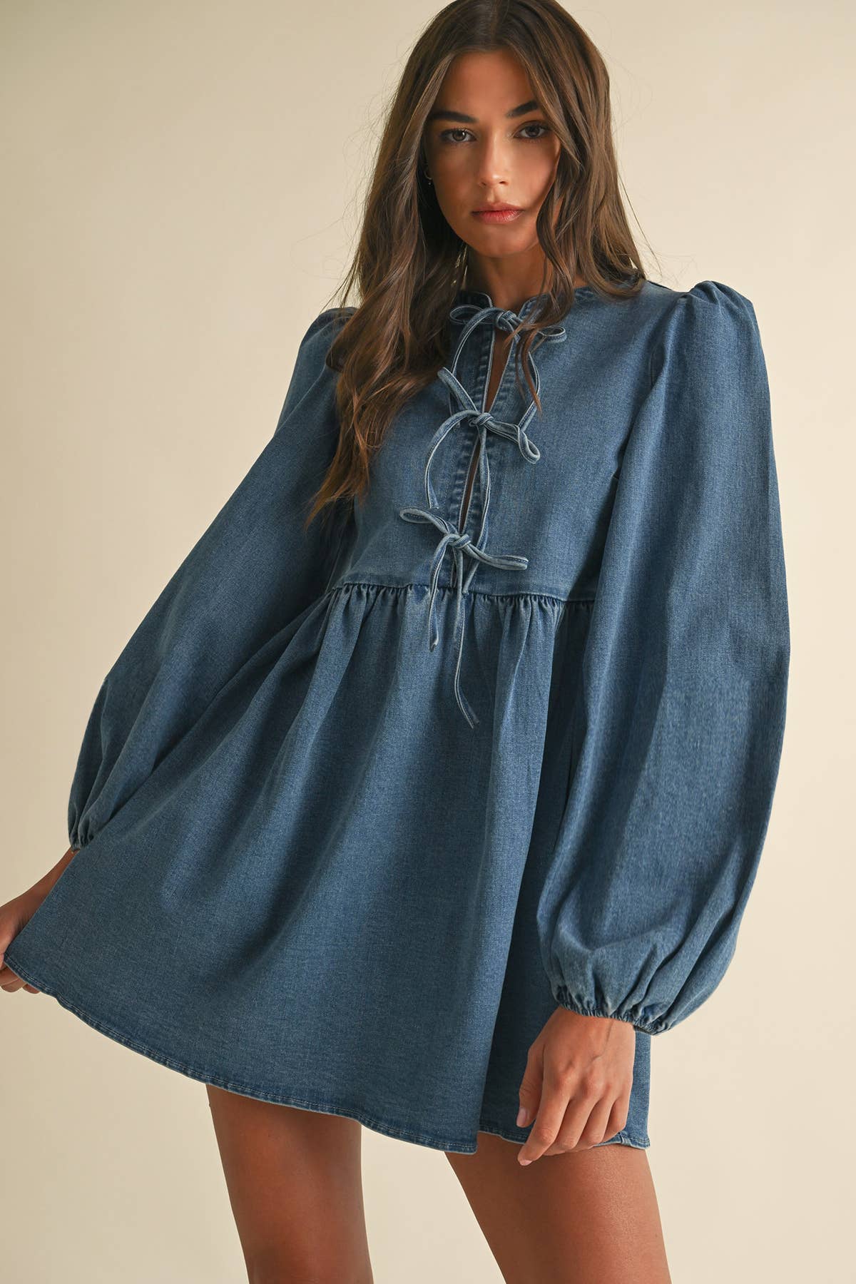 Bella Blue Denim Mini Dress