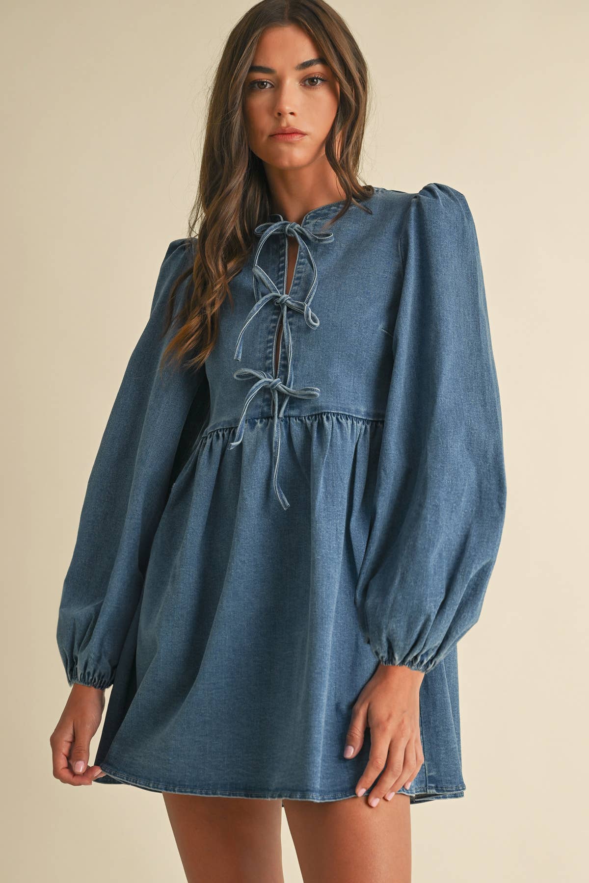 Bella Blue Denim Mini Dress