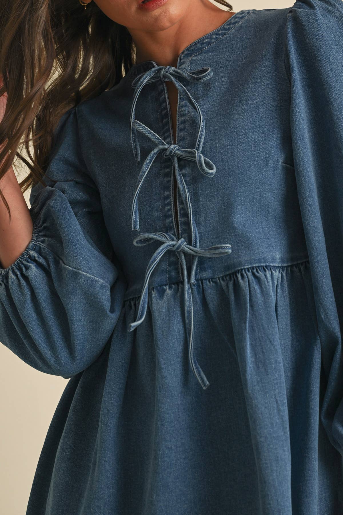 Bella Blue Denim Mini Dress