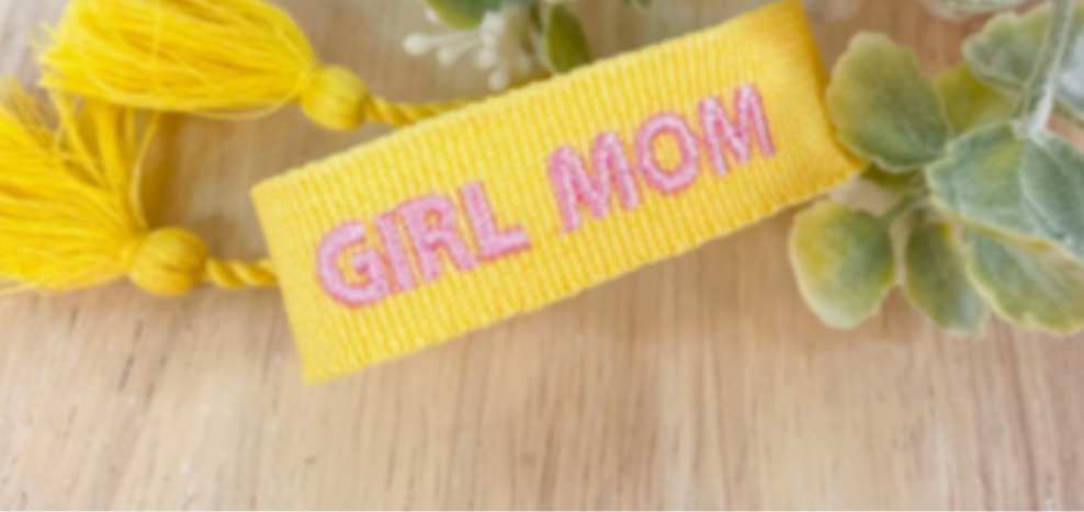 Embroidered Bracelets For Girl Mom