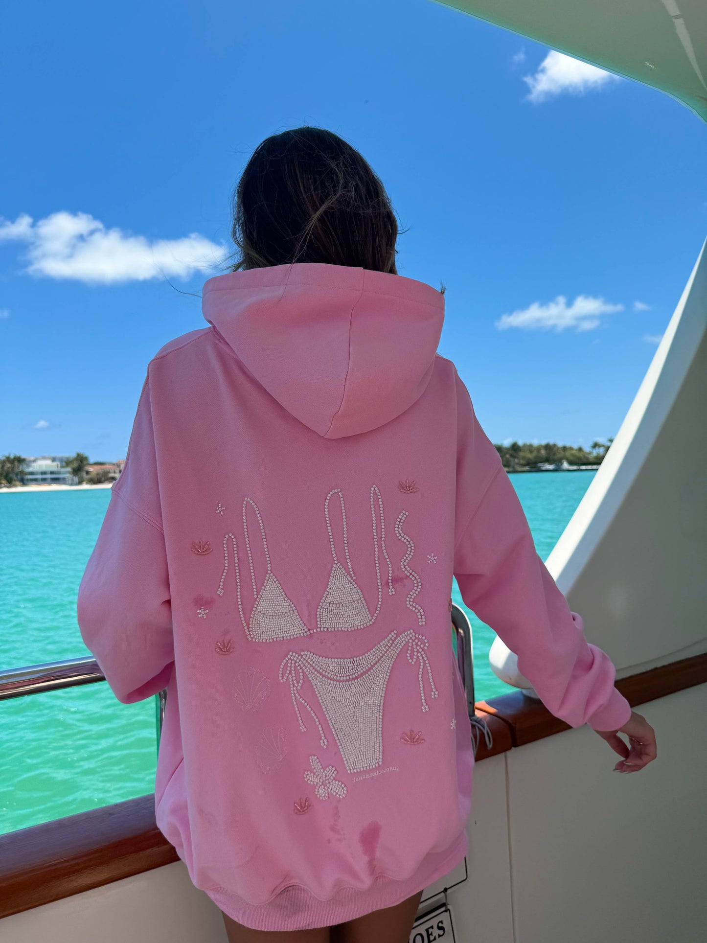 Lottie Pink Bikini Hoodie