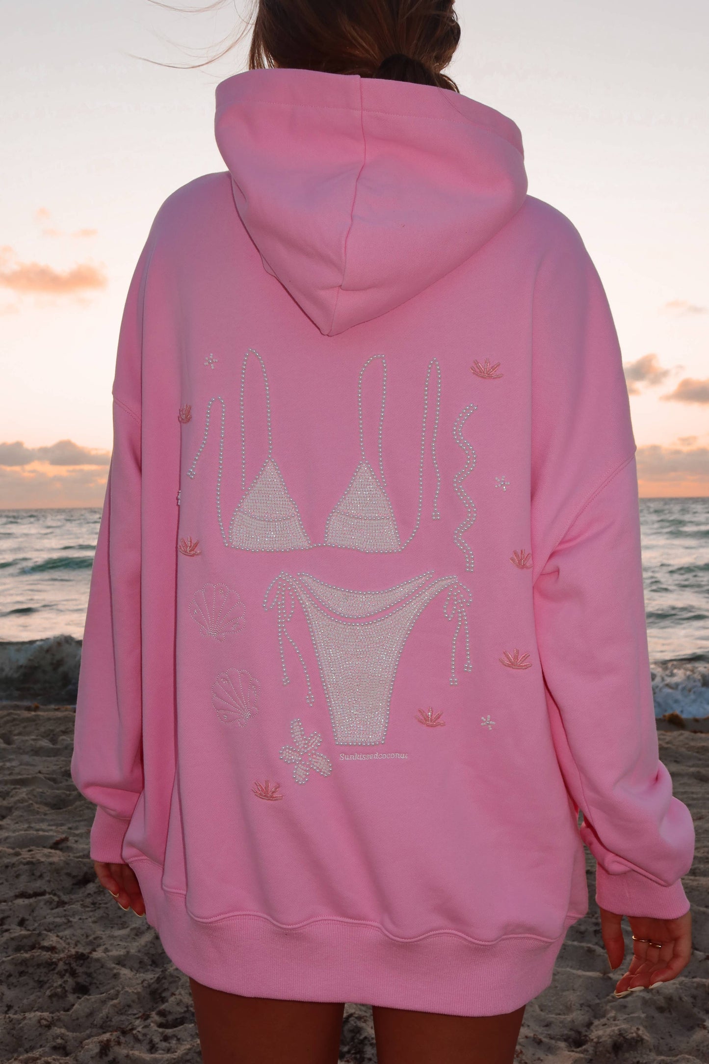 Lottie Pink Bikini Hoodie