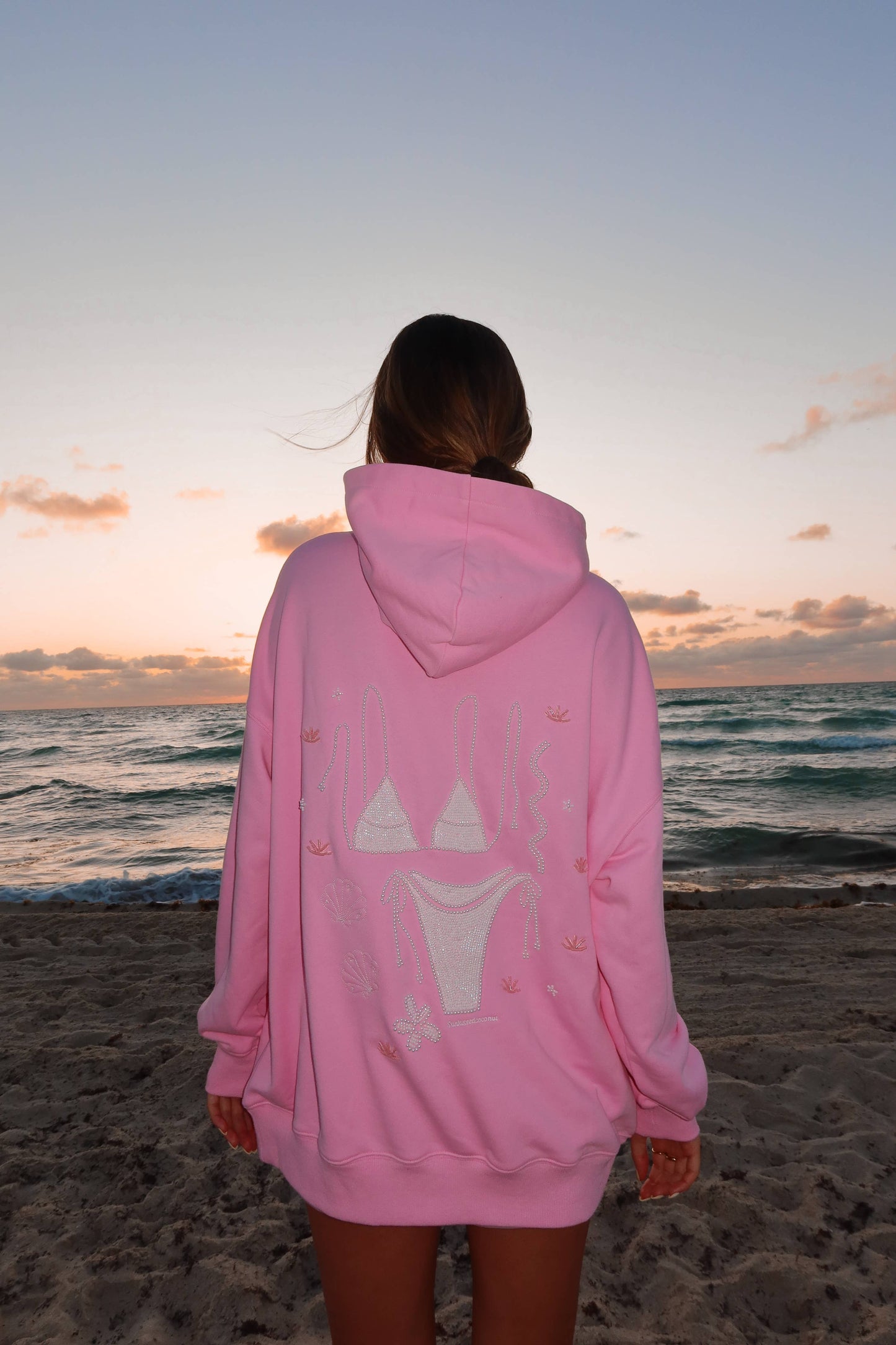 Lottie Pink Bikini Hoodie