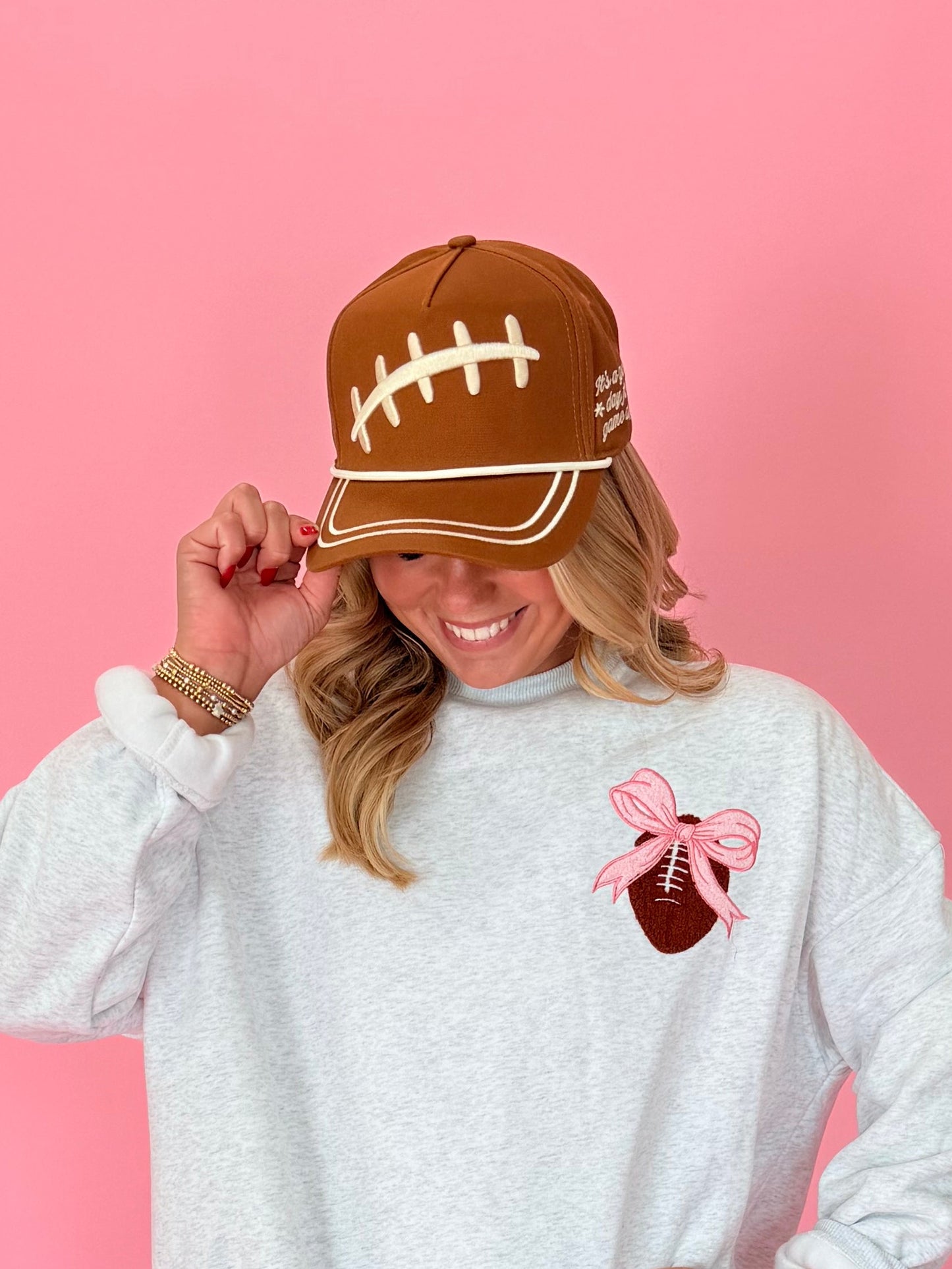 Football Stitch Hat