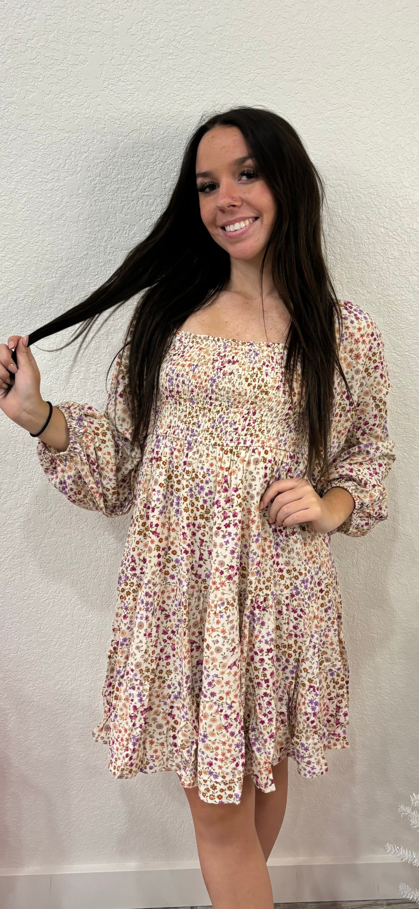 Smocked Babydoll Dress