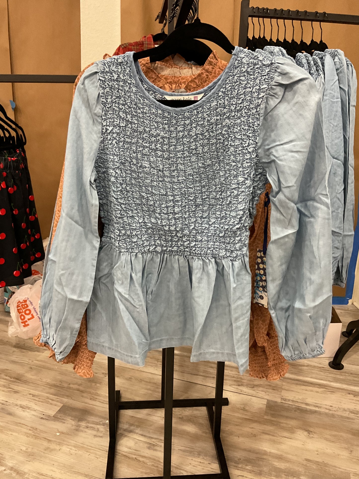 Denim Lover Long Sleeve Top