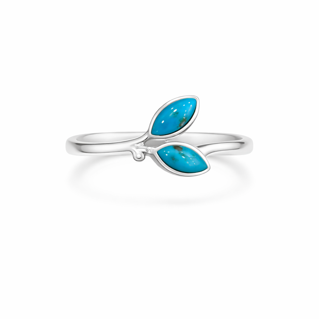 Turquoise Teardrop Ring SZ: 8