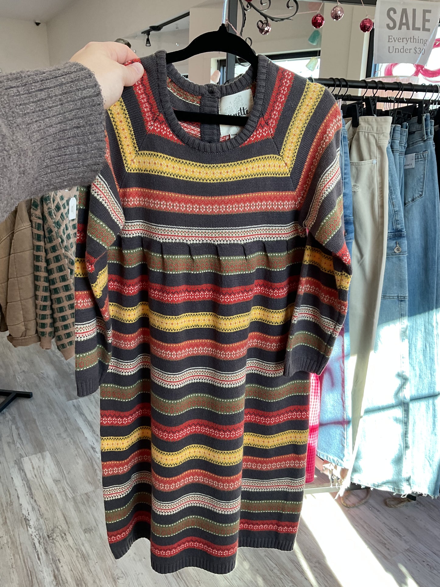 Joanne Striped kids dress
