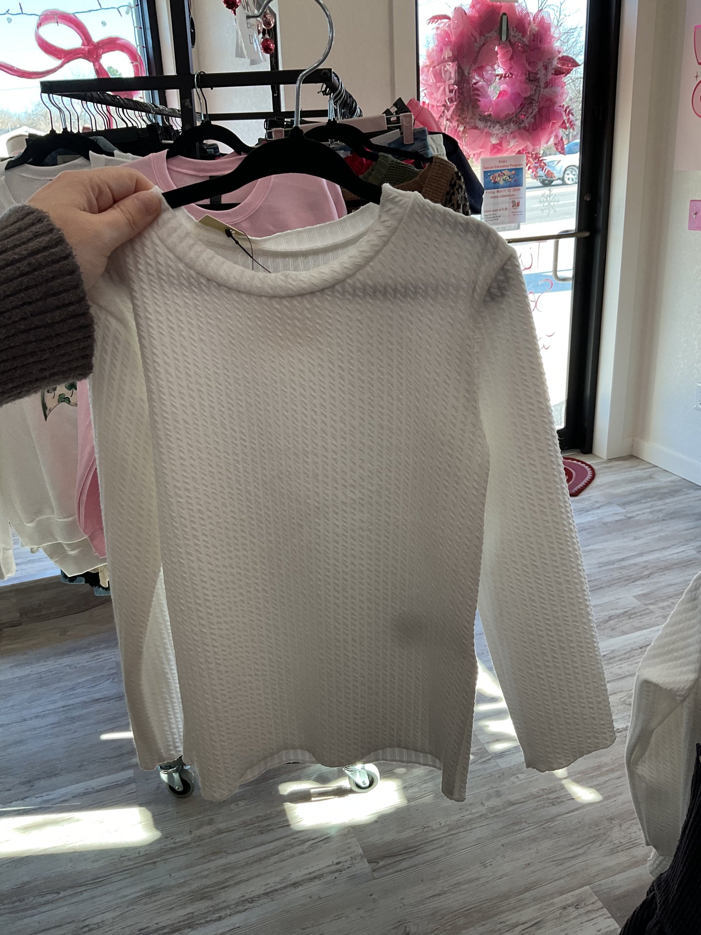 Kennedi mock neck kids top