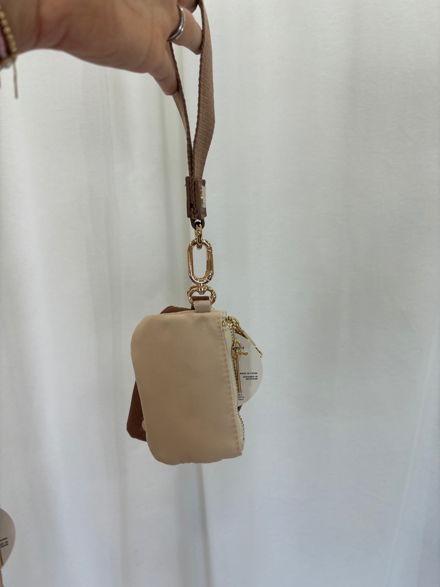 Darling Beige Wristlet