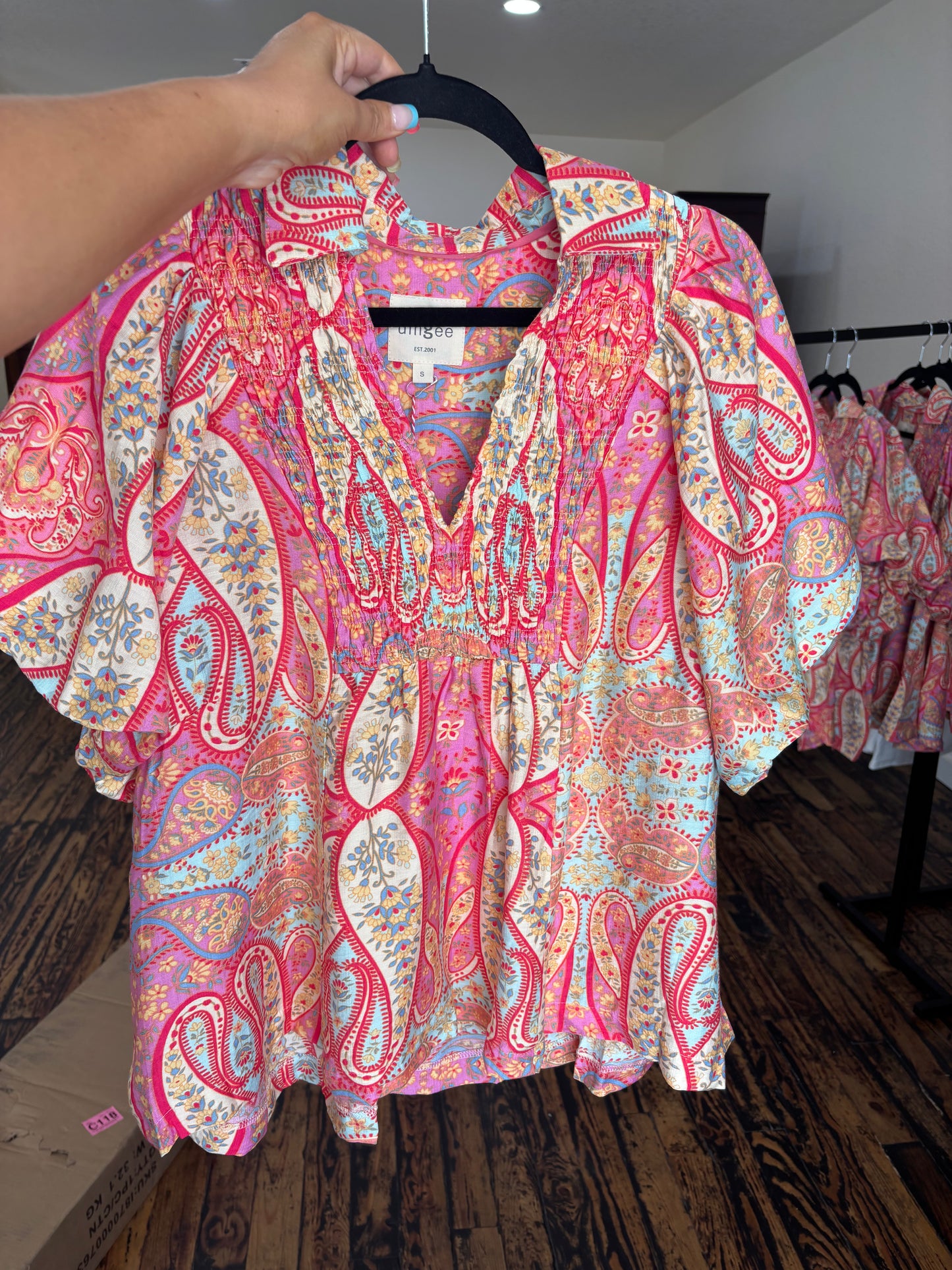 Palm Springs Paisley Blouse