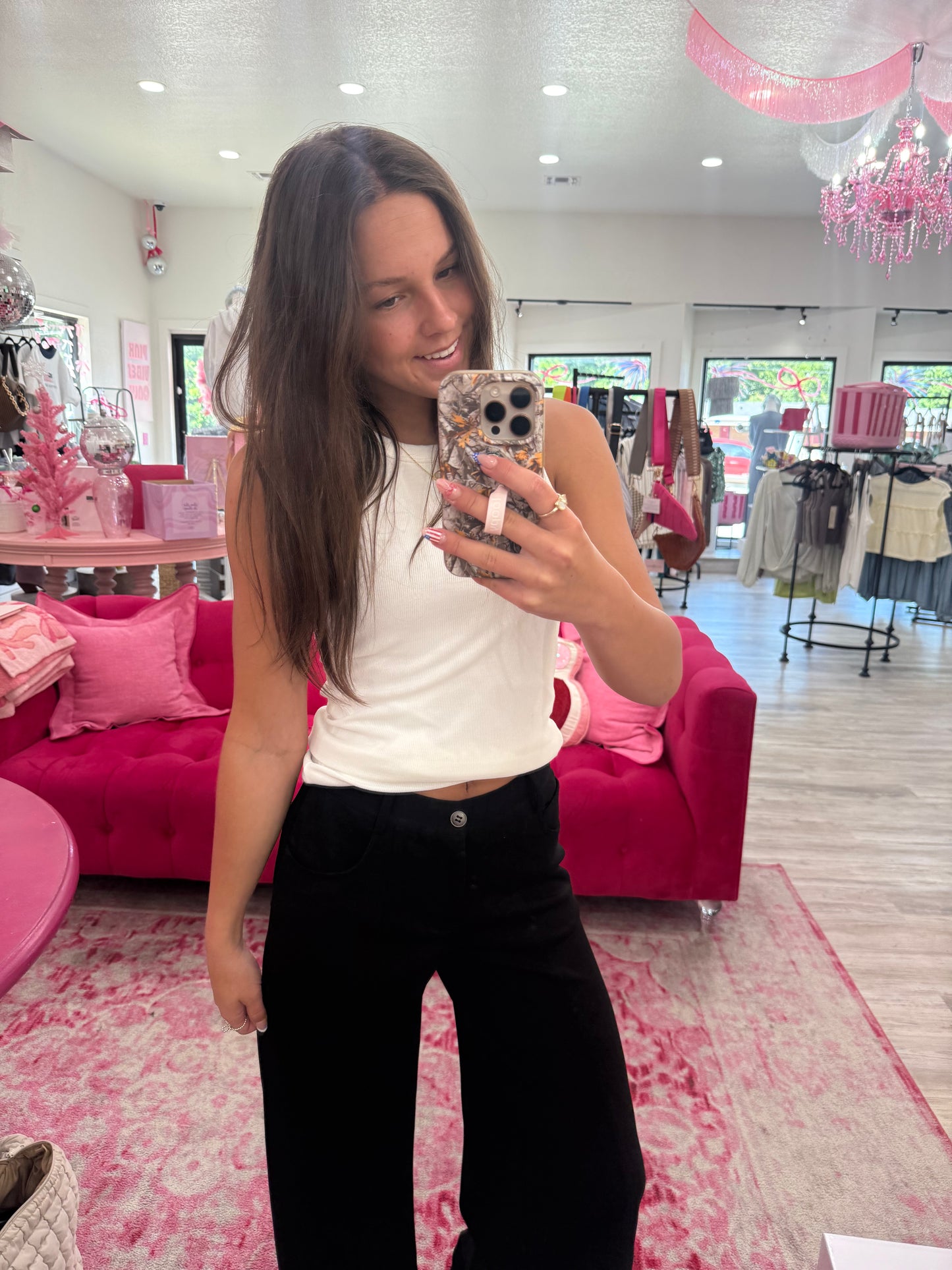 P.Cill Butter Wide Leg Trousers