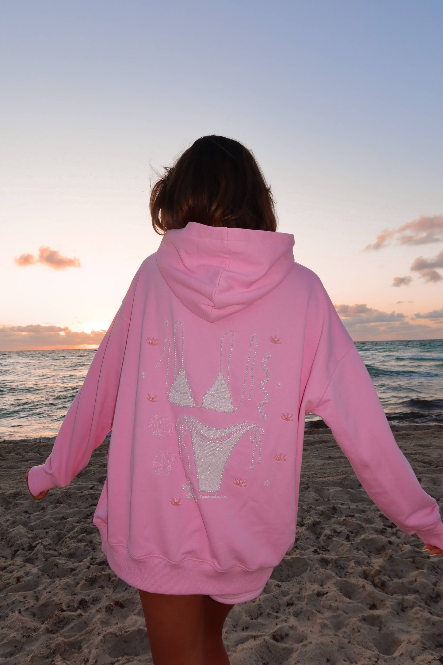 Lottie Pink Bikini Hoodie