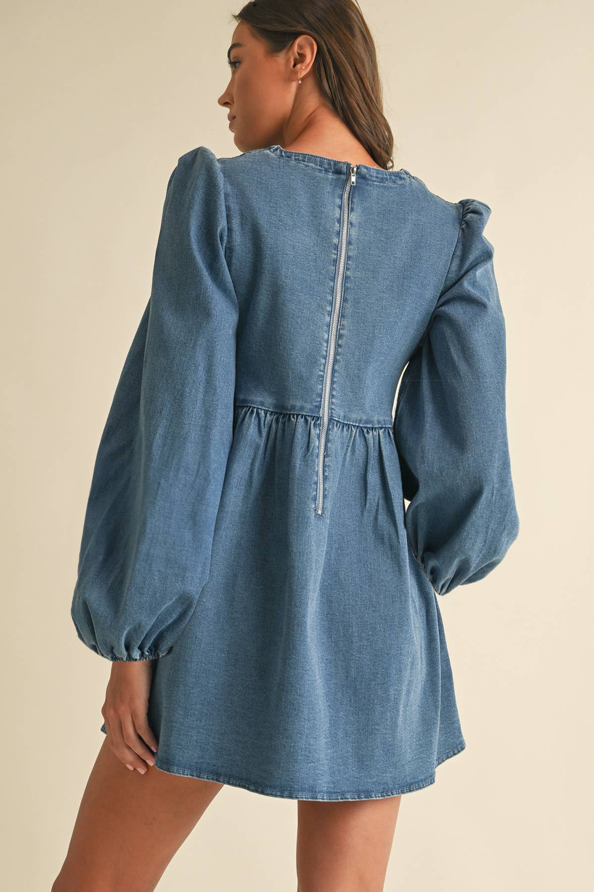 Bella Blue Denim Mini Dress