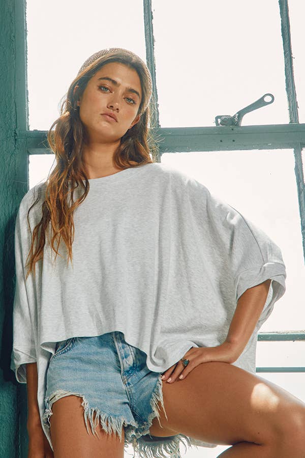 Silver Fox Oversized Top