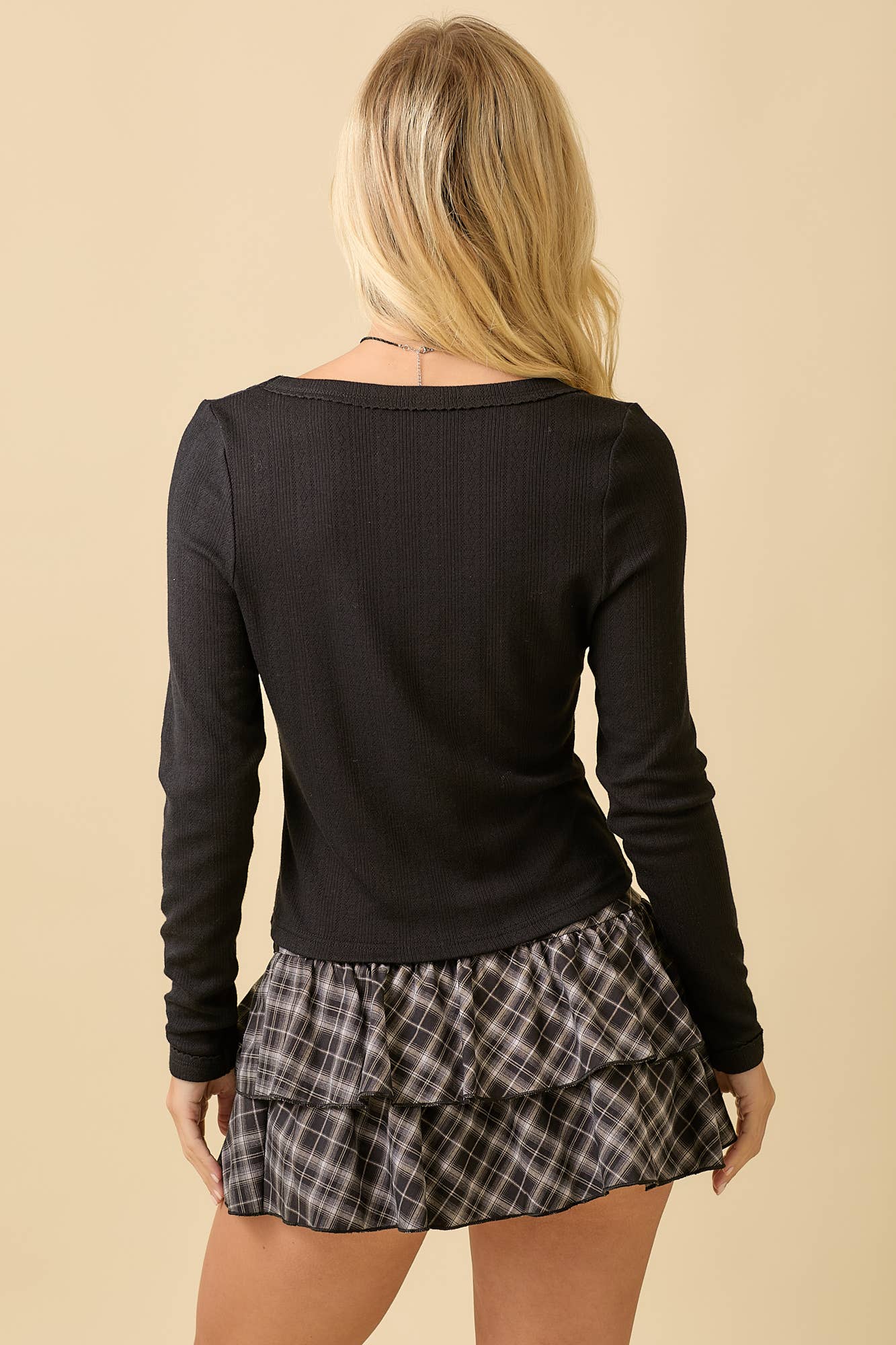 Billie Jean Top With Ribbon Bow