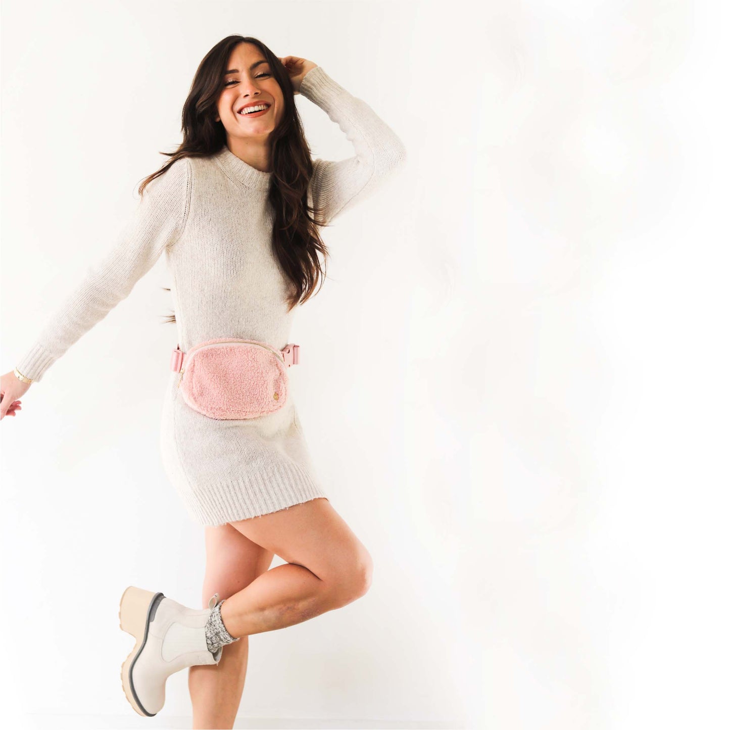 COZY All You Need Belt Bag - Cozy Blush