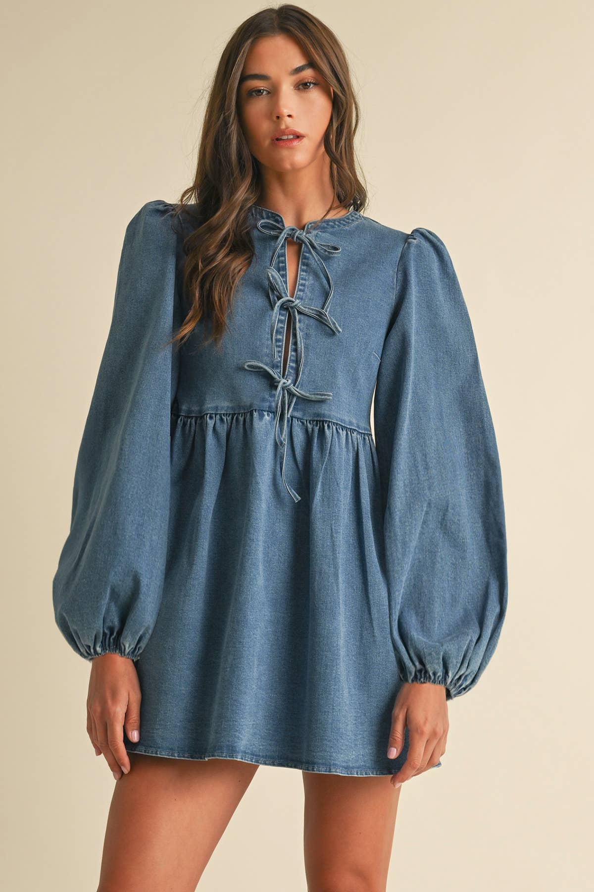 Bella Blue Denim Mini Dress
