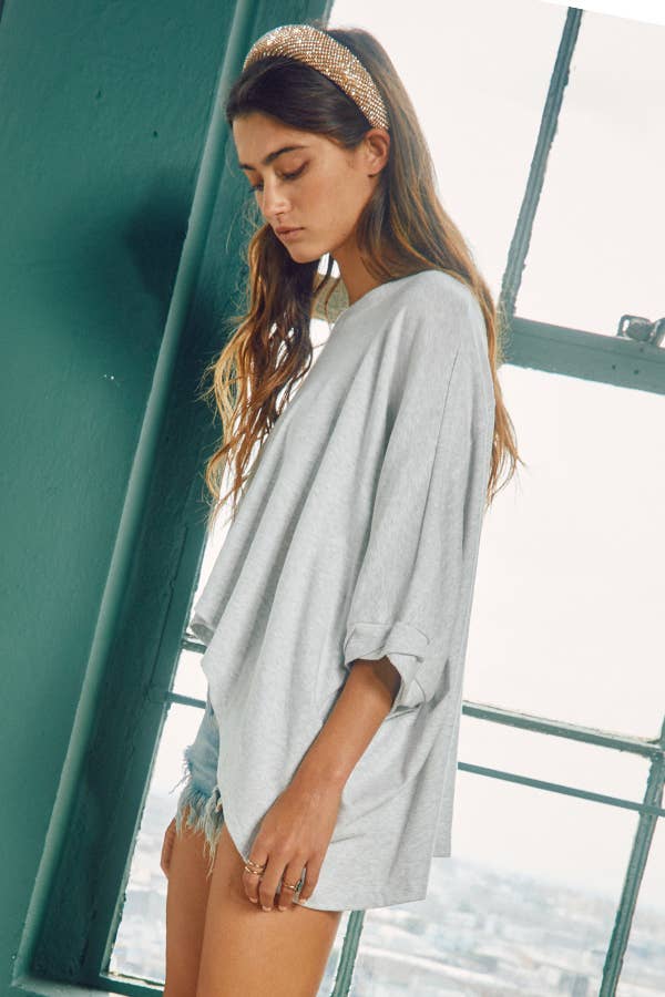 Silver Fox Oversized Top