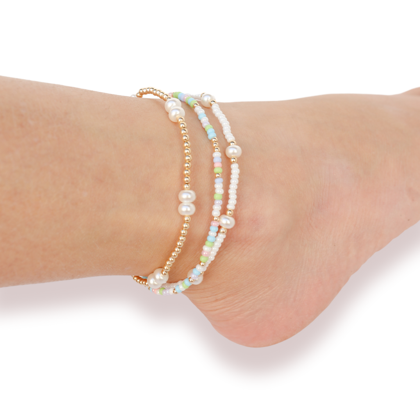 Coastal Pearl Anklet