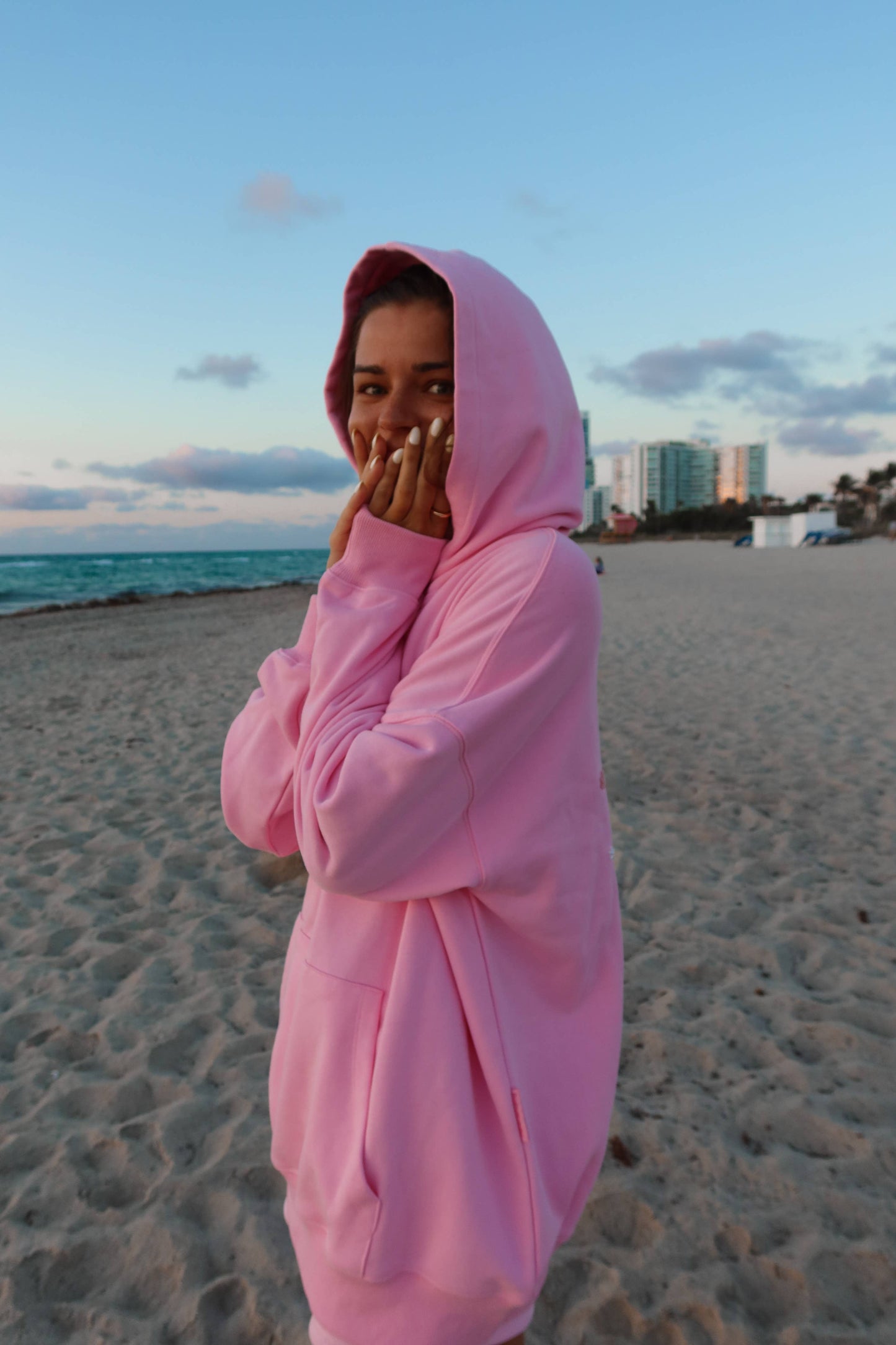 Lottie Pink Bikini Hoodie