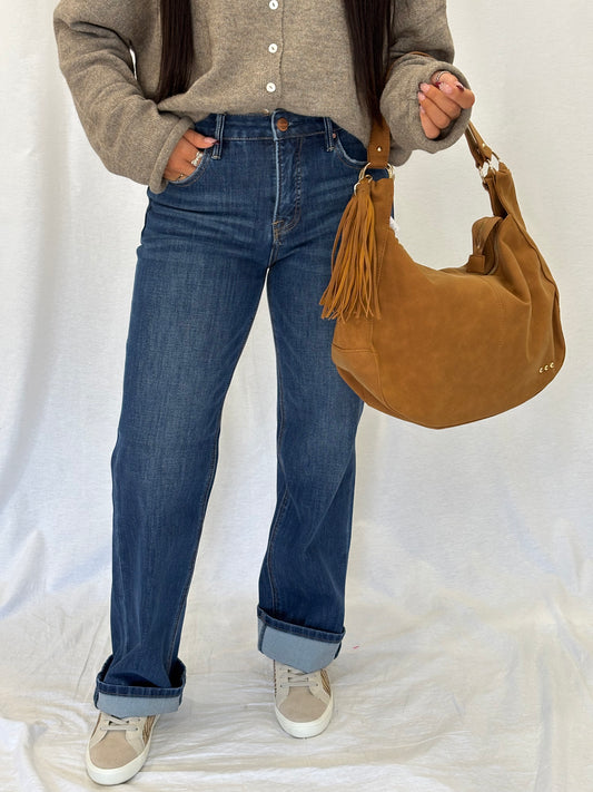 Tucker 4-way Straight High Rise Jeans