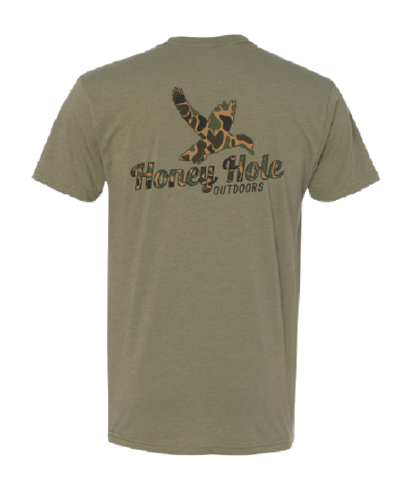 Honey Hole Duck Camo Tee