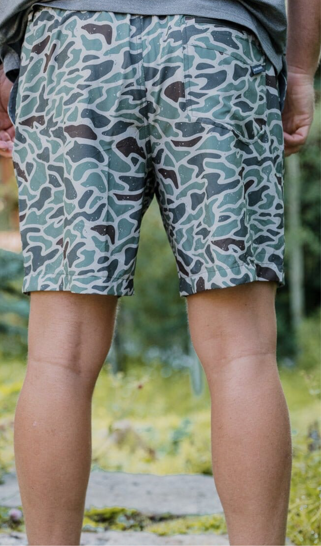 Everyday Short - Retro Duck Camo - Grey Pocket