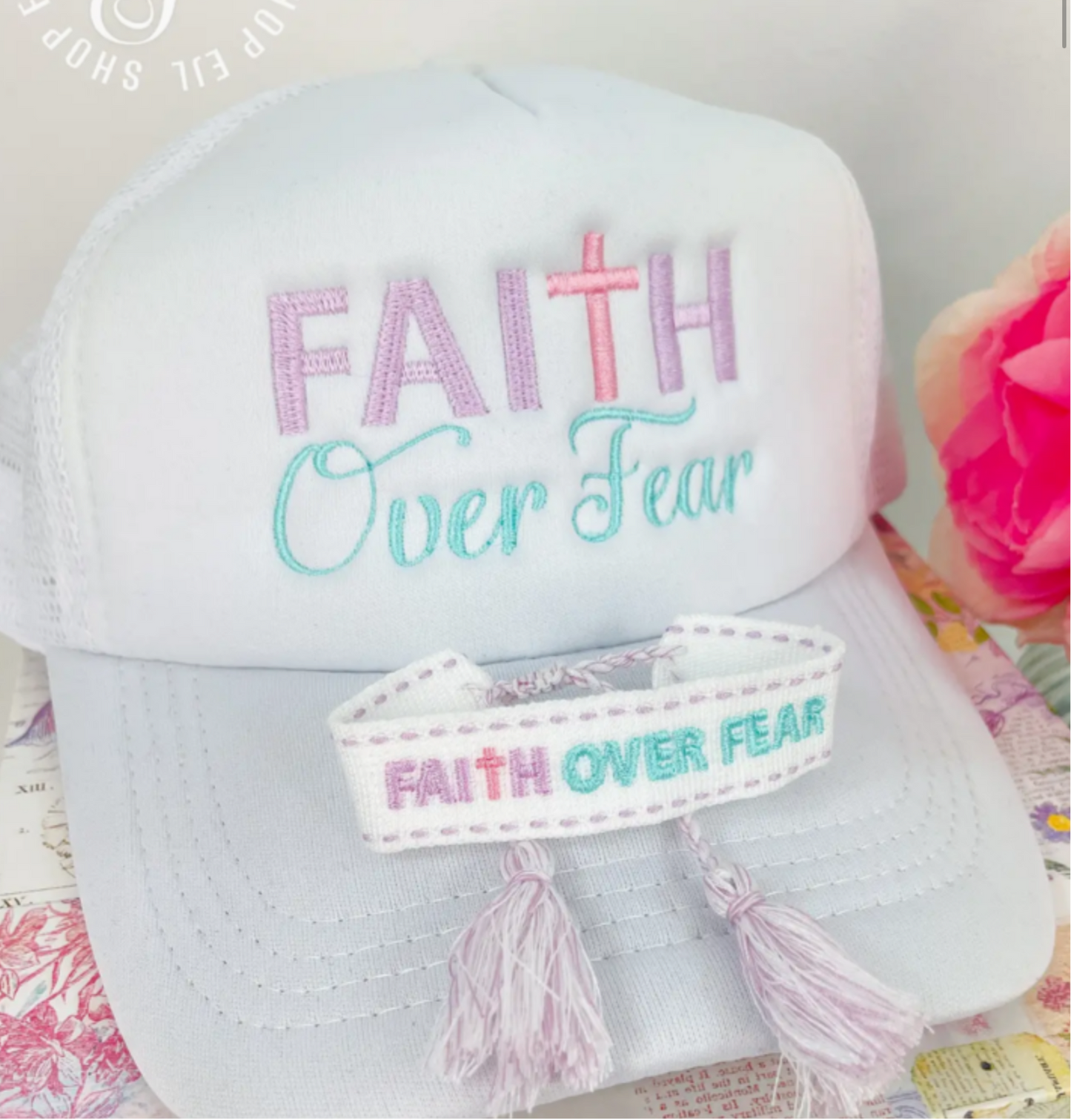 Faith Over Fear Trucker Hat