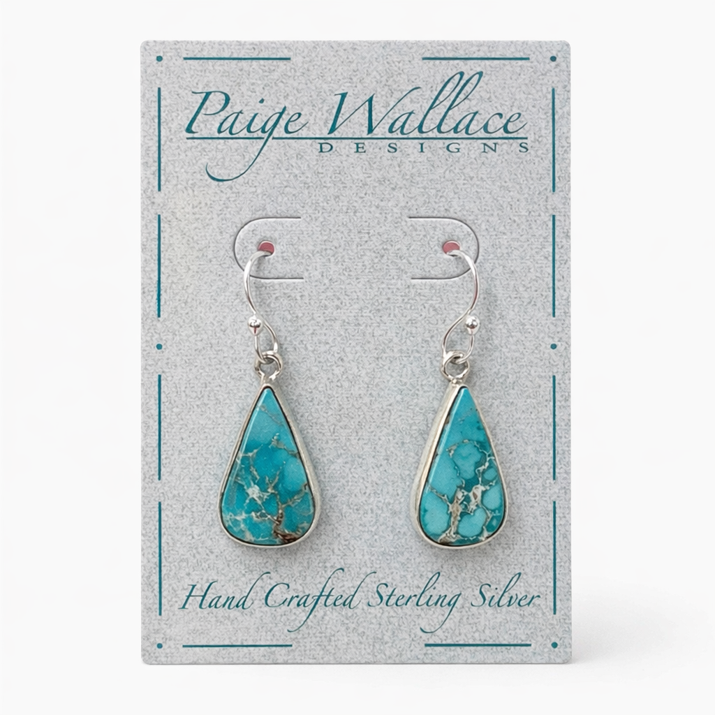 Turquoise Teardrop Earrings