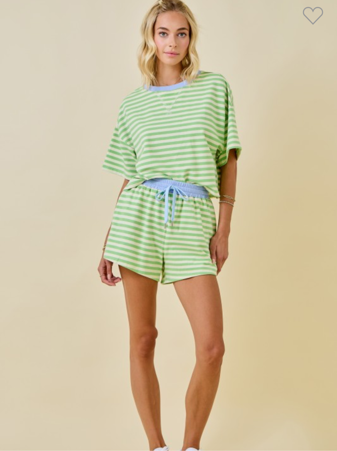 Lollipop Striped Shirt and Short Set