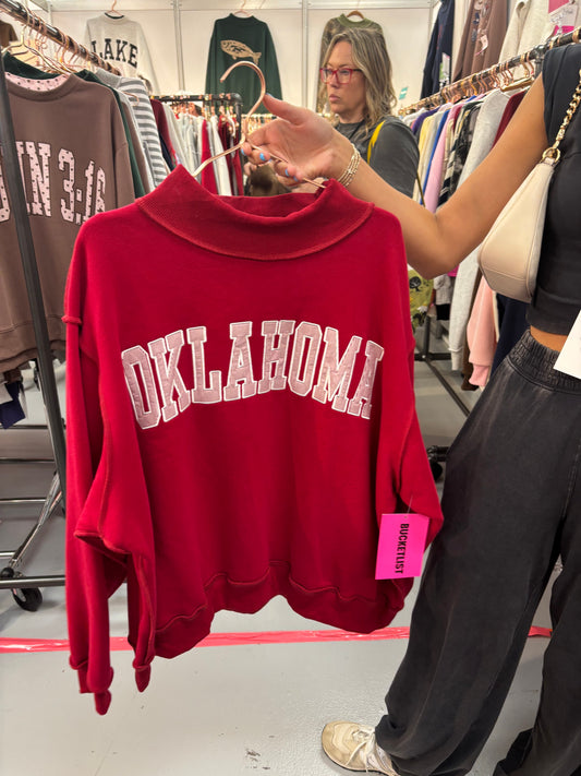 Pre-order Oklahoma Mock-Neck