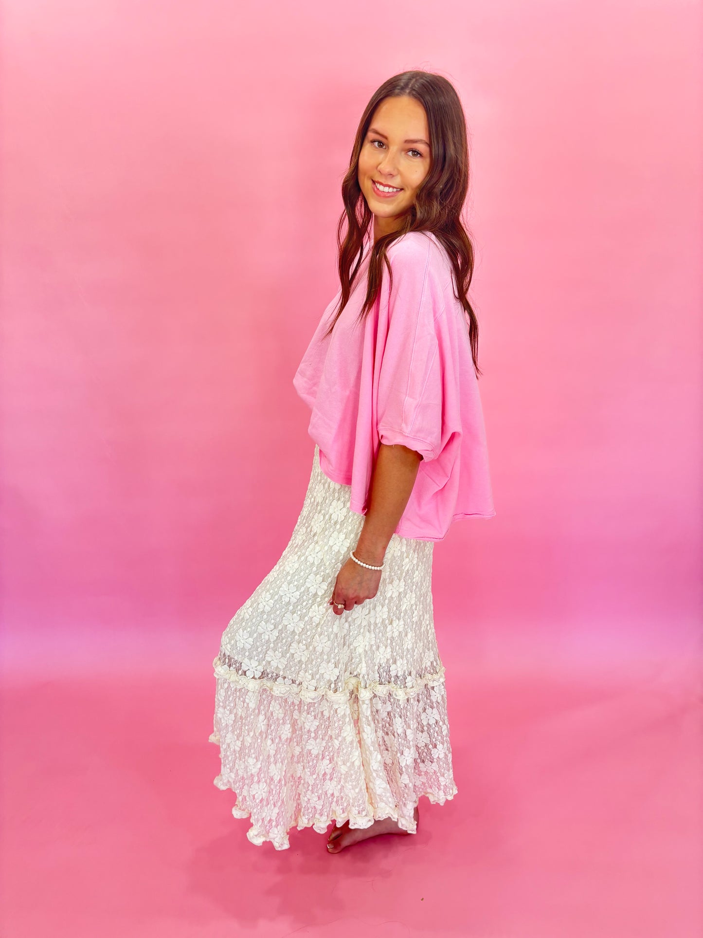 Lace and Grace Midi Skirt