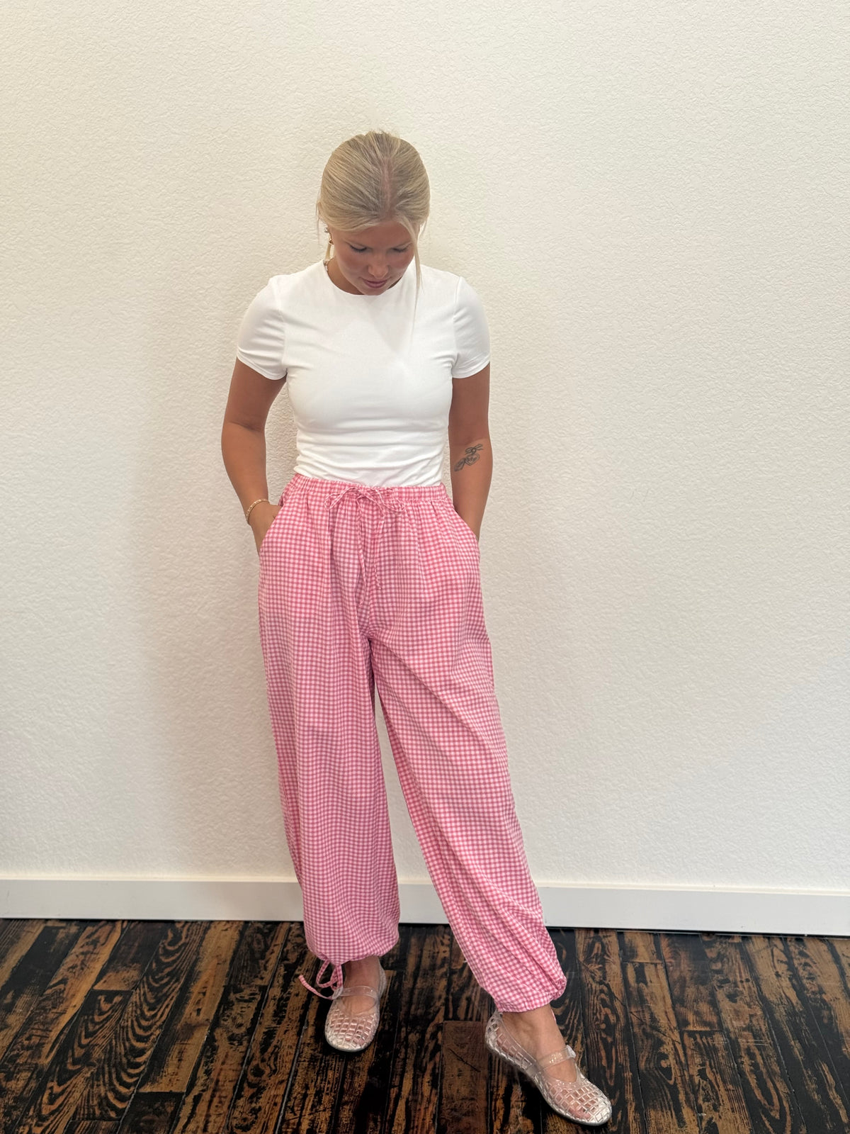 Posie Gingham Joggers