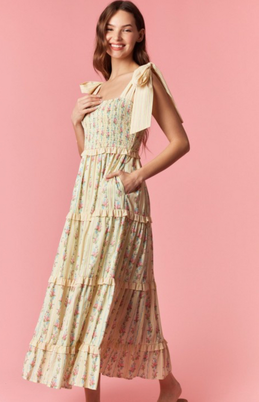 Fiona Floral Maxi Dress