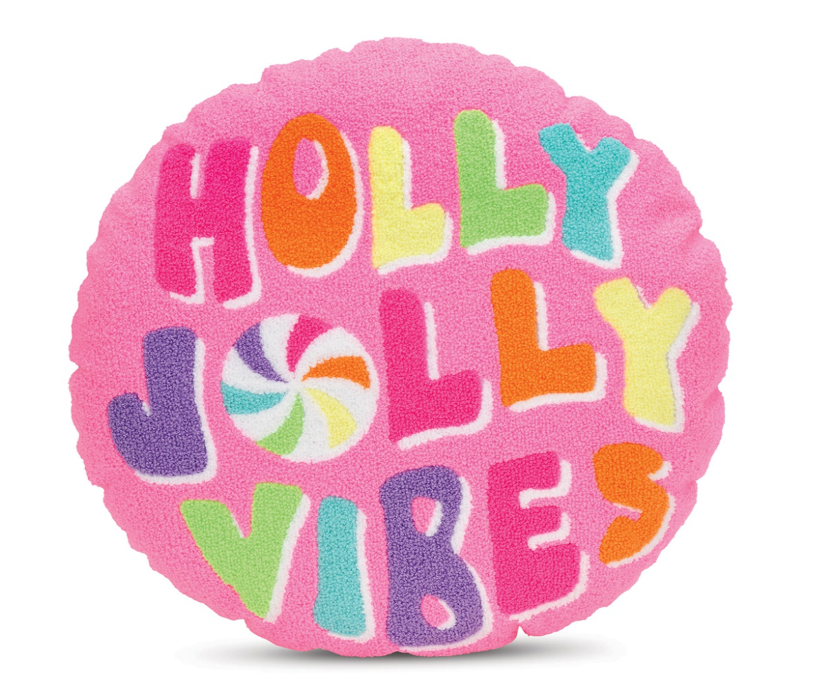 Holly Jolly Vibes Reversible Plush