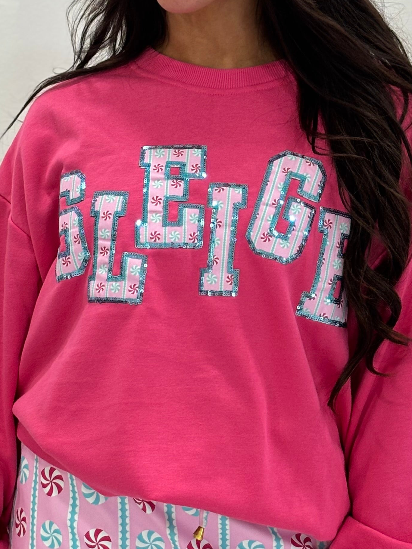 SLEIGH Pink Pullover