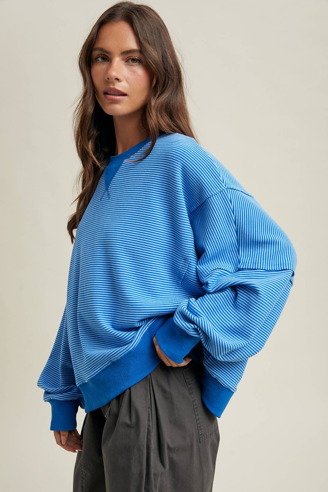 Azul Striped Sweatshirt