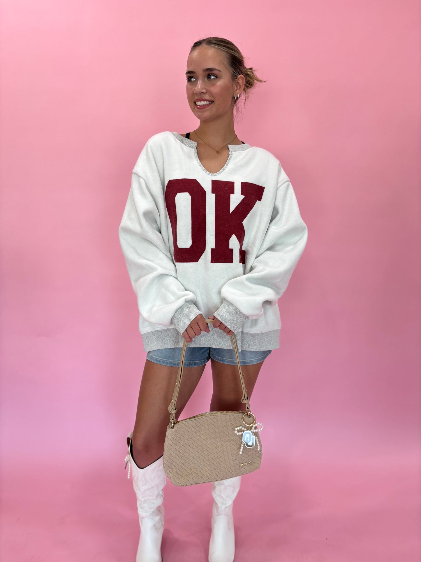 Reversible Oklahoma V-neck Pullover