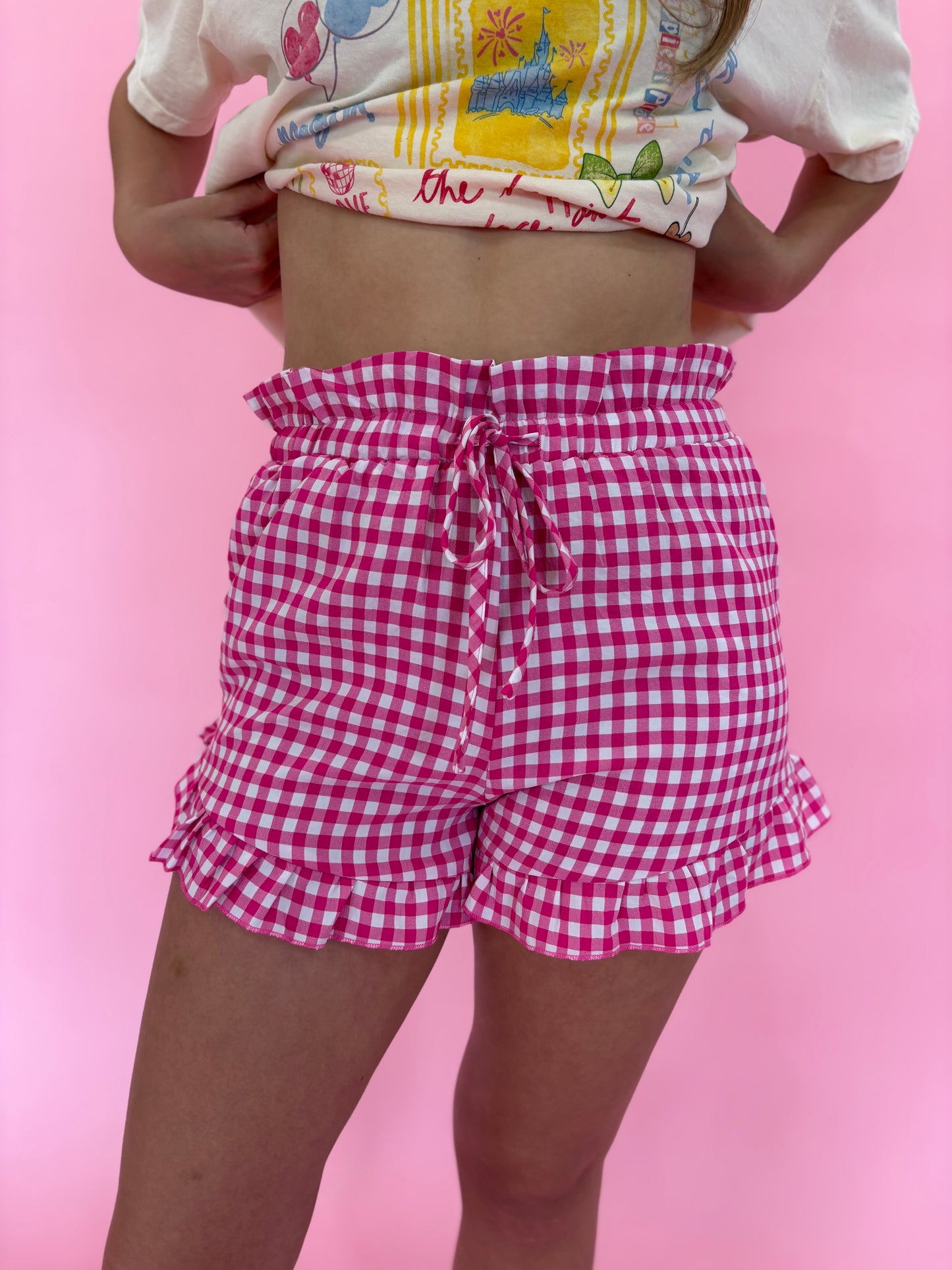 Bubblegum Babe Ruffle Shorts