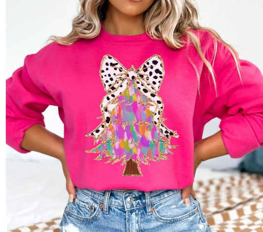 Christmas Tree Pastel Sweatshirt