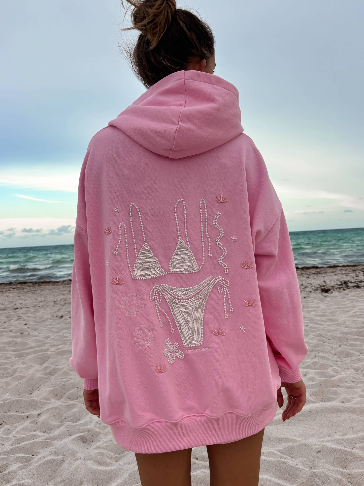 Lottie Pink Bikini Hoodie